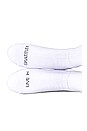 view 4 of 5 Yin Yang Sock in White & Black