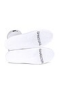 view 5 of 5 Yin Yang Sock in White & Black