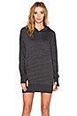 view 1 of 5 Tunic Hooded Dress in Vintage Black