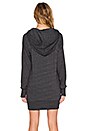 view 3 of 5 Tunic Hooded Dress in Vintage Black