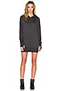view 4 of 5 Tunic Hooded Dress in Vintage Black