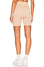 view 3 of 4 Heather Biker Shorts in Heather Biscotti
