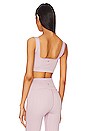 view 3 of 4 Amara Wide Rib Seamless Bra in Faded Lilac