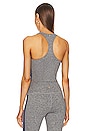 view 3 of 5 Shakti Longline Sports Bra in Heather Grey