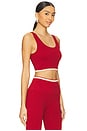 view 2 of 4 Love Longline Bra in Red Heart