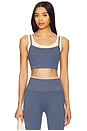 view 1 of 4 Gemini Longline Sports Bra in Vintage Indigo