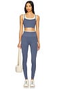 view 4 of 4 Gemini Longline Sports Bra in Vintage Indigo