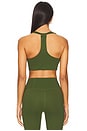 view 3 of 4 Calypso Longline Sports Bra in Mojave Green