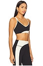 view 2 of 5 Libra Longline Sports Bra in Black & Canvas