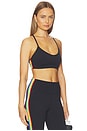 view 1 of 4 Kaia Bra in Black & Rainbow