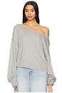 view 1 of 4 BELLA スウェットシャツ in Heather Grey