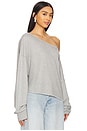 view 2 of 4 BELLA スウェットシャツ in Heather Grey