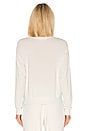 view 3 of 4 Stripe Malibu Crew Neck Pullover in Stone