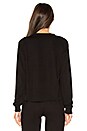 view 3 of 5 Aloha Love Crop Sweatshirt in Vintage Black