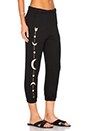 view 2 of 3 Moon Arrow Harem Sweatpant in Vintage Black