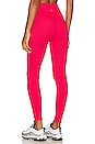 view 3 of 4 Love Sculpt Ruffle Legging in Hibiscus