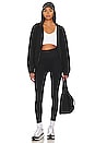view 4 of 4 БЕСШОВНЫЕ ЛЕГГИНСЫ С ШИРОКОЙ РЕЗИНКОЙ AMARA in Black
