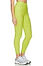view 2 of 4 Evie Wrap Front 7/8 Legging in Acid Lime