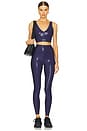view 5 of 6 Ada High Gloss Legging in Midnight Navy