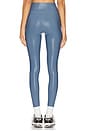 view 4 of 6 Lotus High Gloss 7/8 Legging in Blue Jean