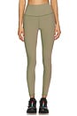 view 1 of 6 Lotus 2-Tone 7/8 Legging in Dark Palm
