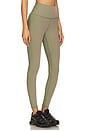 view 2 of 6 Lotus 2-Tone 7/8 Legging in Dark Palm