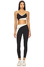 view 5 of 6 Skye 7/8 High Waist Legging in Black & Canvas