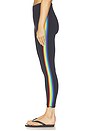 view 3 of 7 Infinity 7/8 Legging in Black & Rainbow