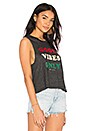 view 2 of 4 Good Vibes Only Crop Tank in Vintage Black