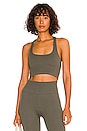 view 1 of 4 Athena Crop Tank in Burnt Olive