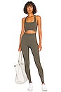 view 4 of 4 Athena Crop Tank in Burnt Olive