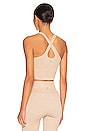 view 3 of 4 Athena Heather Crop Tank in Heather Biscotti