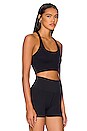 view 2 of 4 Athena Crop Tank in Black