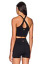 view 3 of 4 Athena Crop Tank in Black