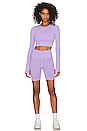 view 4 of 4 Serene Twist Back Top in Cool Violet