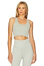 view 1 of 4 Amor Crop Tank in Sage