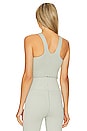 view 3 of 4 Amor Crop Tank in Sage