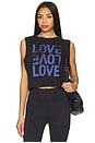 view 1 of 4 Love Crawford Crop Tank Top in Black