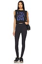 view 4 of 4 Love Crawford Crop Tank Top in Black