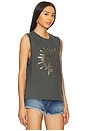 view 2 of 5 High Vibes Bowery Tank Top in Ash
