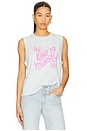view 1 of 4 Be Kind Bowery Tank Top in Crystal Blue