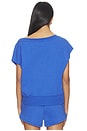view 4 of 5 La Vida S/s Top in Ultra Marine