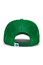view 2 of 2 Cowboy Hat in White & Green