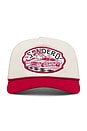 view 1 of 2 Giddy Up Cap in Cream & Maroon