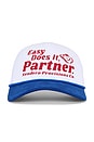 view 1 of 3 Easy Does It Cap in White & Red