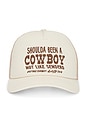 view 1 of 3 Shoulda Been A Cowboy Trucker Hat in Cream