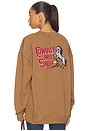 view 1 of 5 Cowboy Pro Shop Sweatshirt in Light Brown