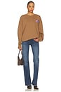 view 5 of 5 Cowboy Pro Shop Sweatshirt in Light Brown