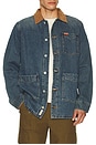 view 3 of 4 Rustler Chore Jacket in Blue Denim
