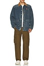 view 4 of 4 Rustler Chore Jacket in Blue Denim